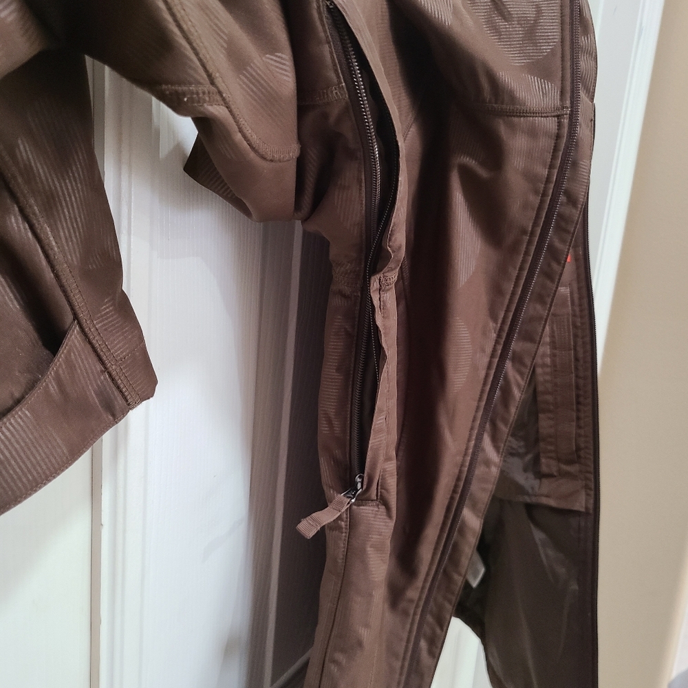 Burton Jacket Brown Winter Outdoor Ski Snow Cozy Fleece Snowboard XS - Picture 11 of 16